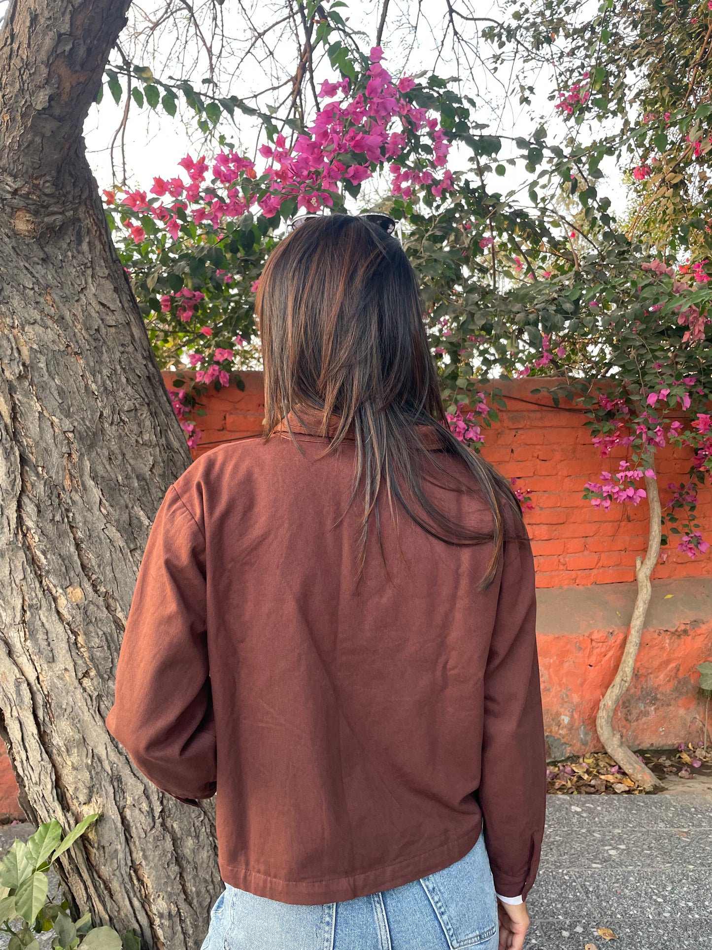 Brown Field Shacket