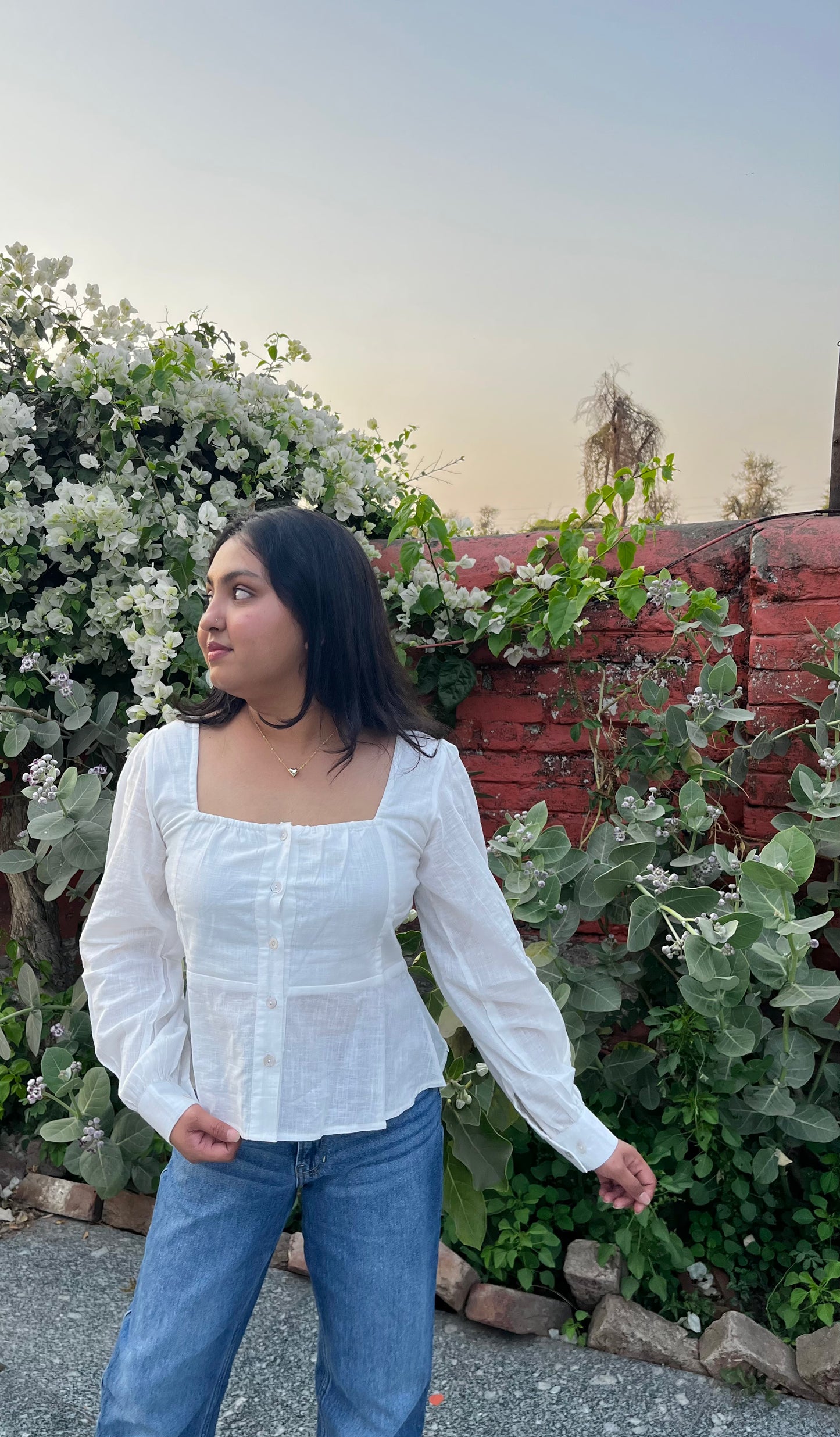 Roury Peplum Top