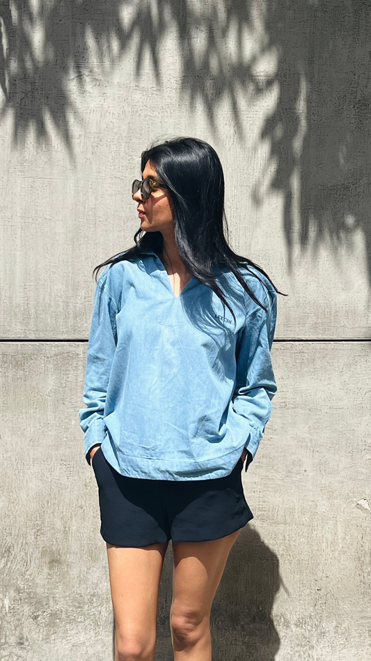 90s Easy Denim Shirt