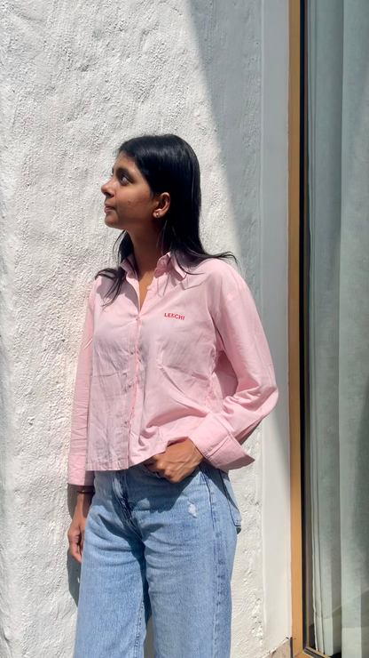 Blush Poplin Shirt