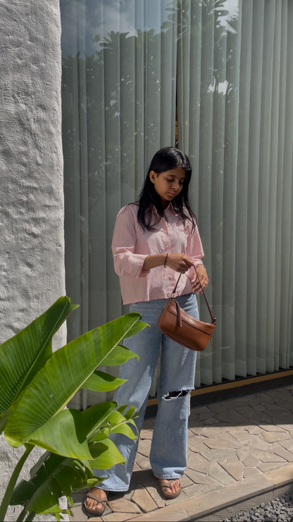 Blush Poplin Shirt