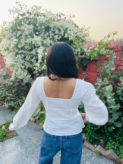 Roury Peplum Top