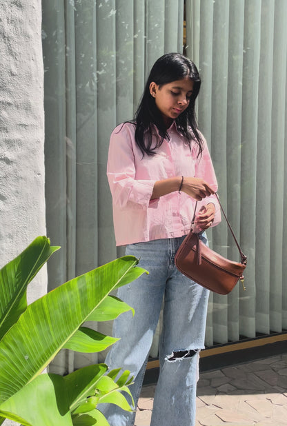 Blush Poplin Shirt